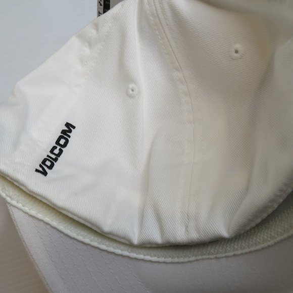 Volcom Mens Full Stone Flexfit Cap L / XL Xfit White New Hat - Picture 9 of 11